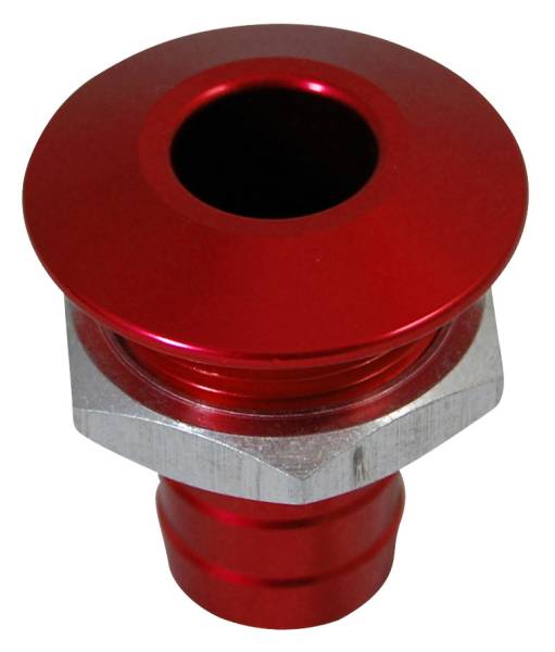 BLOWSION - BILLET THRU-HULL WATER FITTING BILGE PUMP OUTLET RED - Image 1