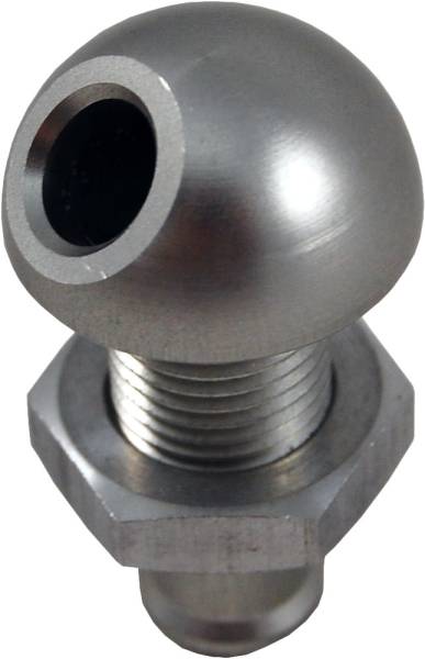 BLOWSION - BILLET THRU-HULL WATER FITTING NATURAL 3/8" 45 DEG. - Image 1