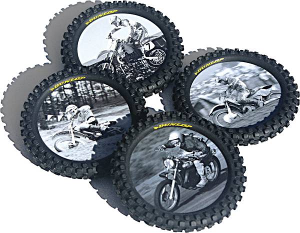 SMOOTH - DRINK COASTERS KNOBBY TIRE 4/PK - Image 1