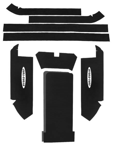 HYDRO-TURF - TURF PAD 750SX/SXI BLK 8 PC KIT W/OUT FOOTHOLDS - Image 1