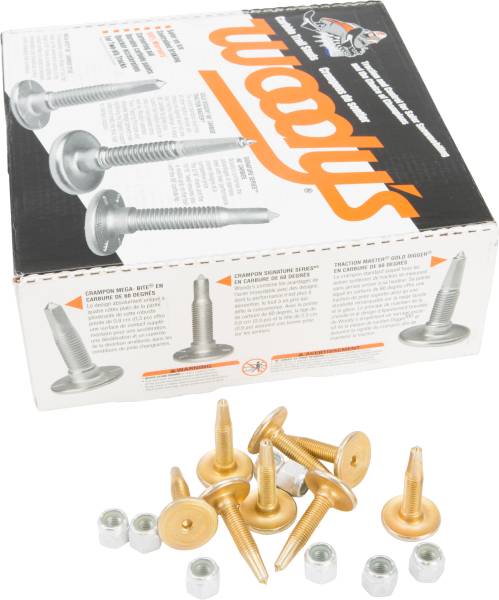 WOODYS - GOLD DIGGER CARBIDE STUDS 1.325" 144/PK - Image 1