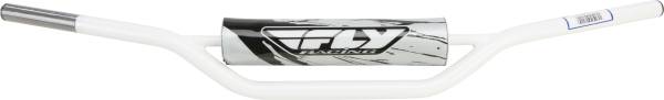 FLY RACING - 1010 CARBON STEEL HANDLEBAR KX/RM WHITE - Image 1