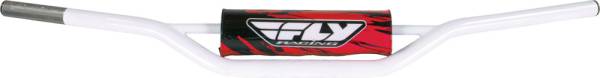 FLY RACING - 1010 CARBON STEEL HANDLEBAR MINI WHITE - Image 1