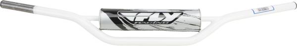 FLY RACING - 1010 CARBON STEEL HANDLEBAR YAM WHITE - Image 1