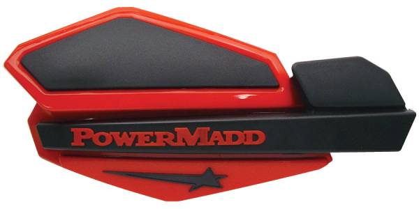 POWERMADD - STAR SERIES HANDGUARDS (RED/BLACK) - Image 1