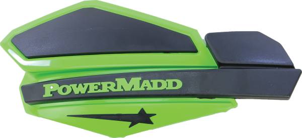 POWERMADD - STAR SERIES HANDGUARDS (GREEN/BLACK) - Image 1