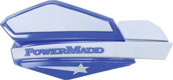 POWERMADD - STAR SERIES HANDGUARDS (BLUE/SILVER) - Image 1