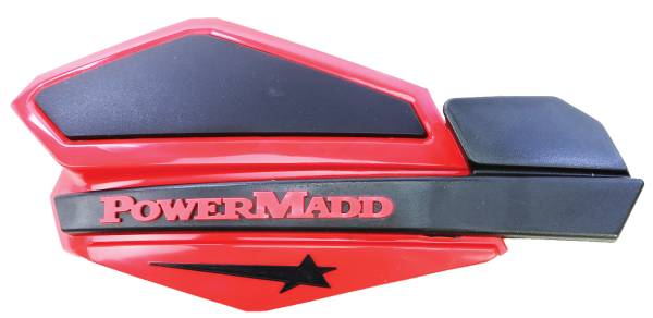 POWERMADD - STAR SERIES HANDGUARDS (RED/BLACK) - Image 1