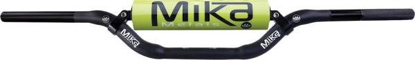 MIKA METALS - HANDLEBAR HYBRID SERIES 7/8" MINI HIGH BEND FLUO GRN - Image 1