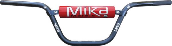 MIKA METALS - HANDLEBAR PRO SERIES 7/8" PIT BIKE HIGH BEND RED - Image 1