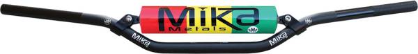 MIKA METALS - HANDLEBAR PRO SERIES 7/8" PIT BIKE LOW BEND RASTA - Image 1