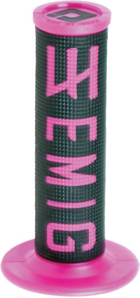 ODI - EMIG V2 HALF WAFFLE BLACK/PINK 2-STROKE - Image 1