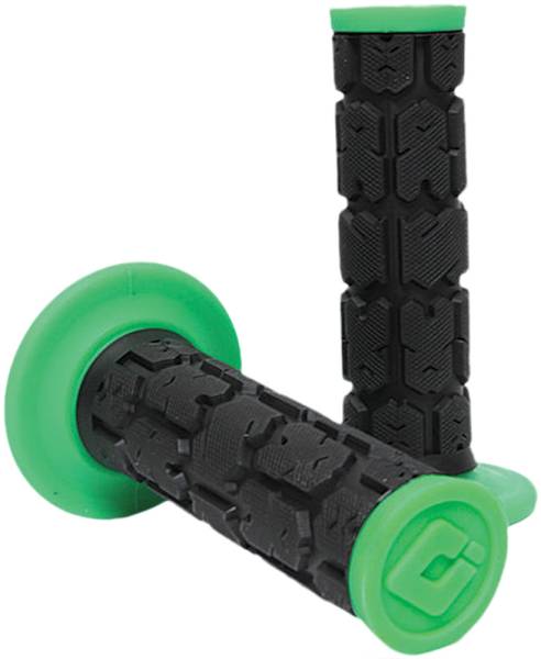 ODI - ROGUE MOTOCROSS GRIPS BLACK/GREEN - Image 1