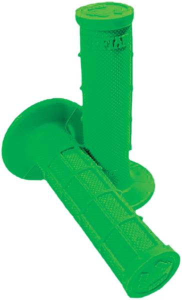 ODI - RUFFIAN HALF WAFFLE GRIPS GREEN - Image 1