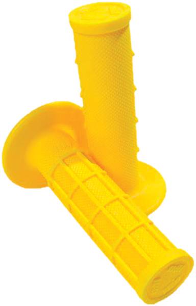 ODI - RUFFIAN HALF WAFFLE GRIPS YELLOW - Image 1