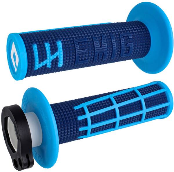 ODI - EMIG 2.0 - V2 LOCK-ON GRIP NAVY/CYAN - Image 1