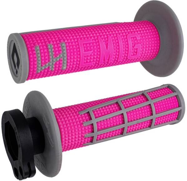 ODI - EMIG 2.0 - V2 LOCK-ON GRIP PINK/GREY - Image 1