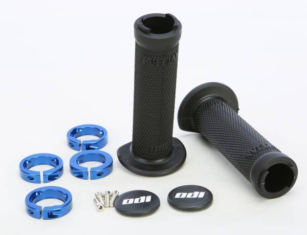 ODI - ATV RUFFIAN LOCKON GRIP 130MM BLACK/BLUE - Image 1