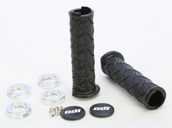 ODI - ATV X-TREME LOCKON GRIP BLACK/SILVER - Image 1