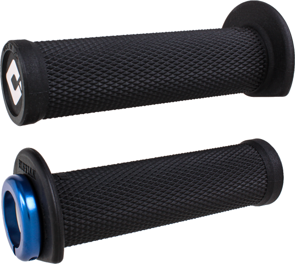 ODI - ATV/PWC RUFFIAN LOCKON GRIP 125MM BLACK/BLUE - Image 1