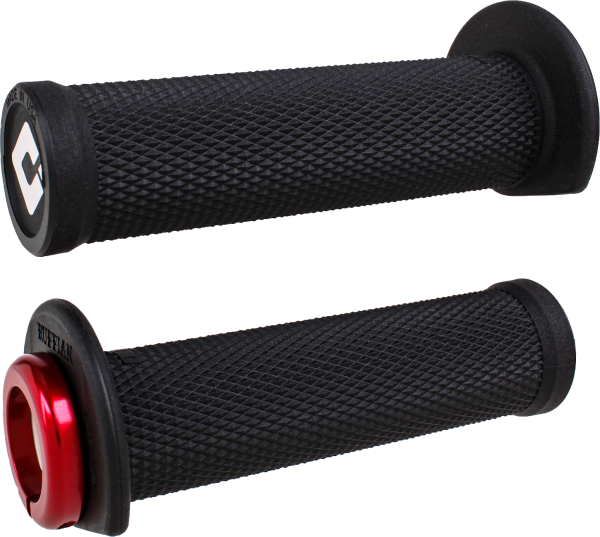 ODI - ATV/PWC RUFFIAN LOCKON GRIP 125MM BLACK/RED - Image 1