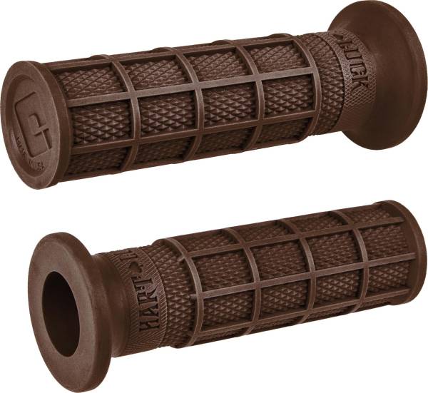 ODI - SINGLE PLY WAFFLE GRIPS VTWIN BROWN - Image 1