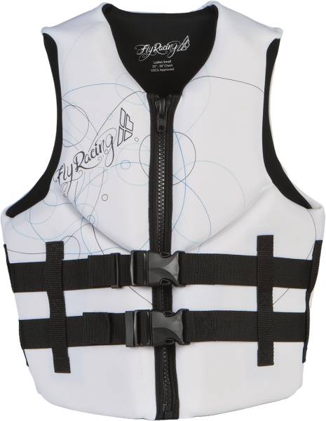 FLY RACING - LADIES' NEOPRENE LIFE VEST WHITE XS - Image 1