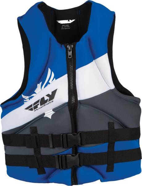 FLY RACING - MEN'S NEOPRENE LIFE VEST BLUE/BLUE XS - Image 1