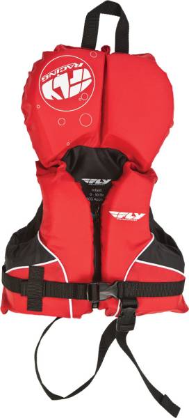 FLY RACING - LIFE VEST RED/BLACK INFANT - Image 1