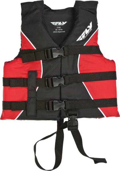 FLY RACING - LIFE VEST RED/BLACK CHILD - Image 1