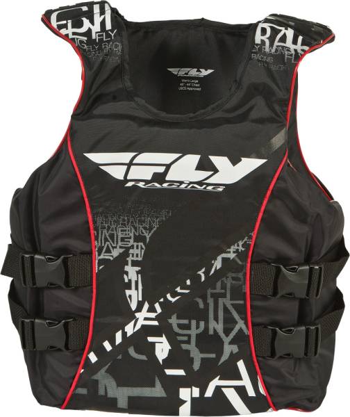 FLY RACING - PULLOVER LIFE VEST BLACK/WHITE S - Image 1