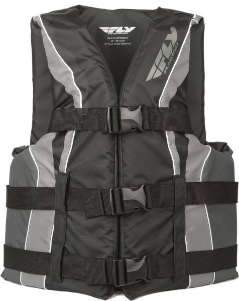 FLY RACING - FLY VEST NYLON BLACK/GREY S/M - Image 1