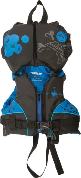 FLY RACING - FLY VEST NYLON BLACK/BLUE INFANT - Image 1