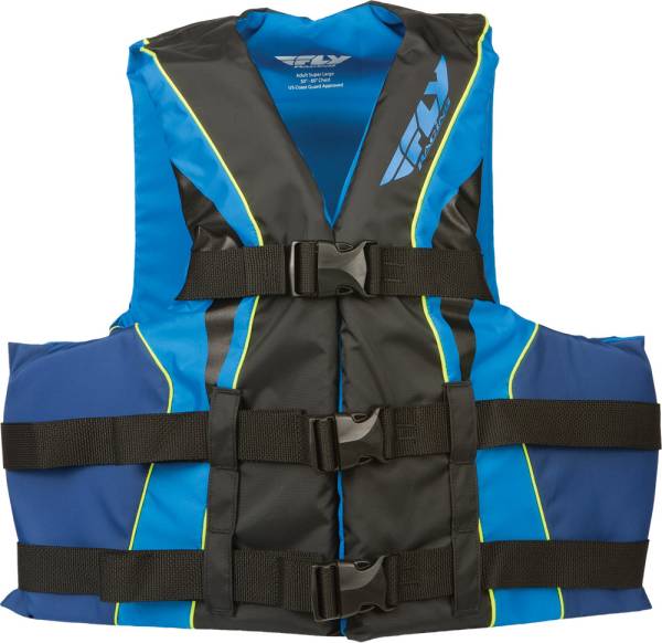 FLY RACING - FLY VEST NYLON BLACK/BLUE L/X - Image 1