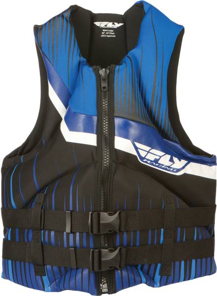 FLY RACING - NEOPRENE LIFE VEST BLACK/BLUE XS - Image 1