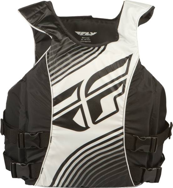 FLY RACING - PULLOVER LIFE VEST BLACK/WHITE S - Image 1