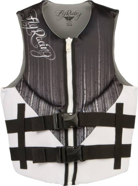 FLY RACING - NEOPRENE LIFE VEST LADIES BLACK/WHITE S - Image 1