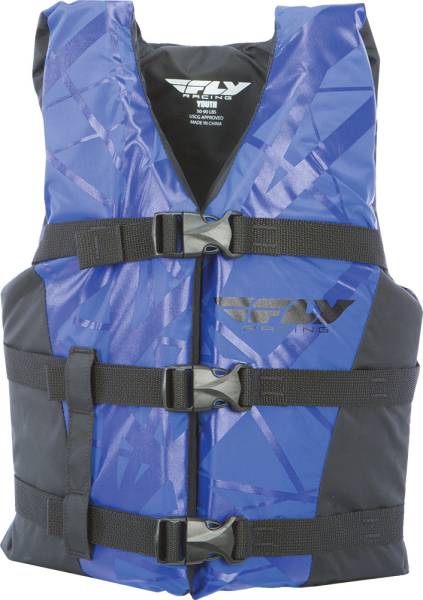 FLY RACING - NYLON VEST BLUE/BLACK (YOUTH) - Image 1