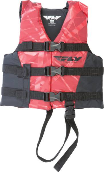 FLY RACING - NYLON VEST RED/BLACK (CHILD) - Image 1