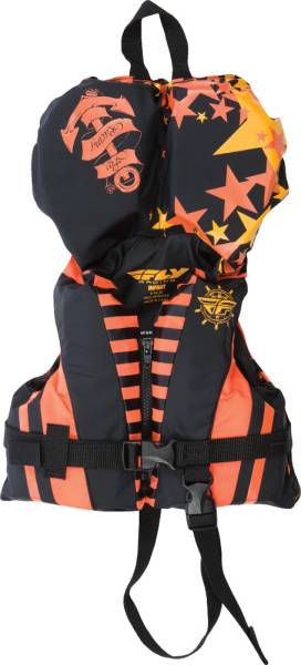 FLY RACING - NYLON VEST ORANGE/BLACK (INFANT) - Image 1