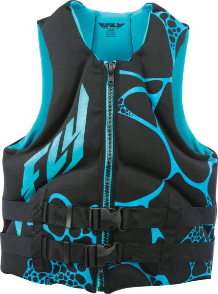 FLY RACING - NEOPRENE VEST AQUA/BLACK S - Image 1