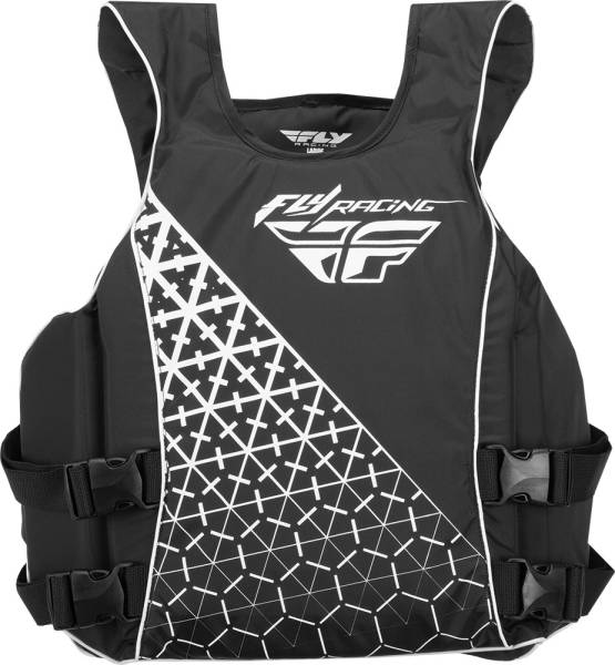 FLY RACING - PULLOVER VEST BLACK/WHITE S - Image 1