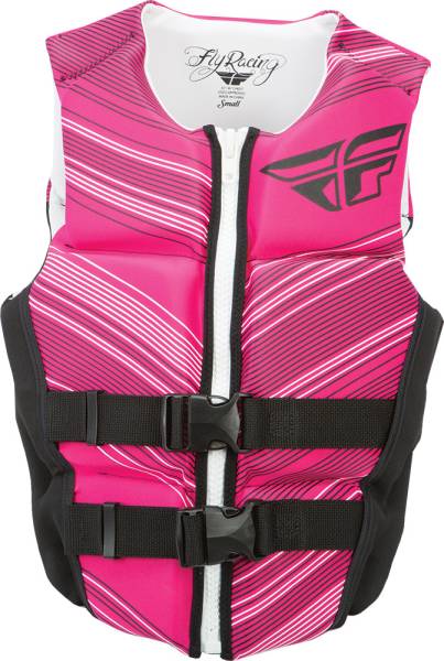 FLY RACING - LADIES NEOPRENE VEST PINK/BLAC XS - Image 1