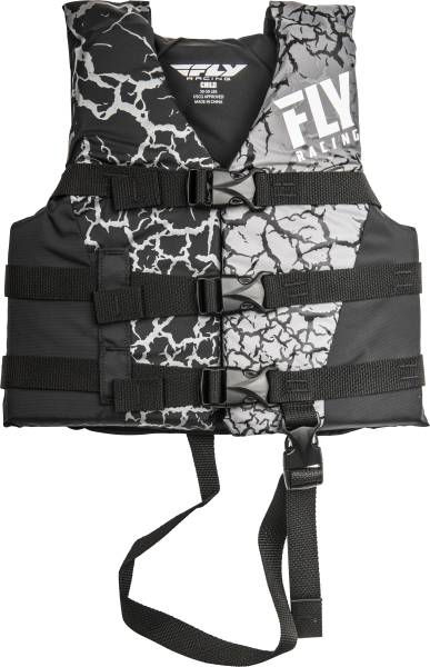 FLY RACING - NYLON LIFE JACKET BLACK/GREY CHILD - Image 1