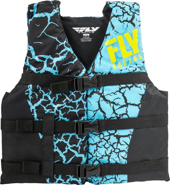 FLY RACING - NYLON LIFE JACKET BLUE/BLACK YOUTH - Image 1