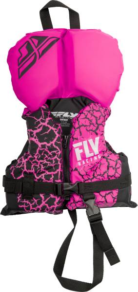 FLY RACING - NYLON LIFE JACKET PINK/BLACK INFANT - Image 1