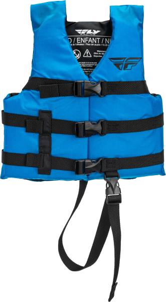 FLY RACING - CHILD NYLON VEST BLUE - Image 1