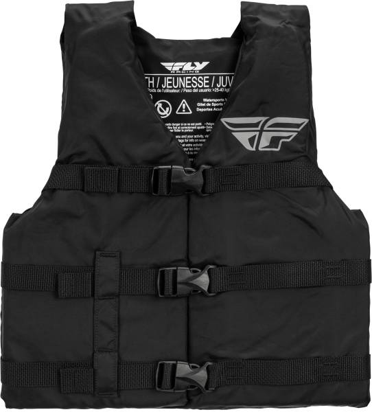 FLY RACING - YOUTH NYLON VEST BLACK - Image 1