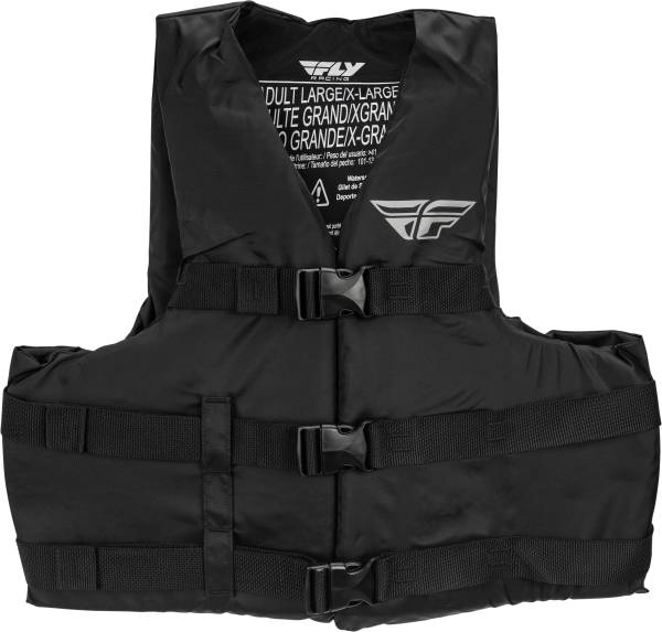 FLY RACING - NYLON VEST BLACK SM/MD - Image 1