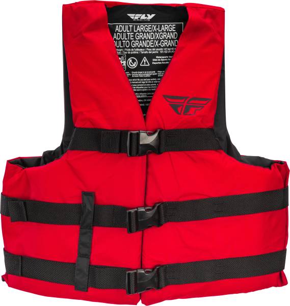 FLY RACING - NYLON VEST RED XS - Image 1